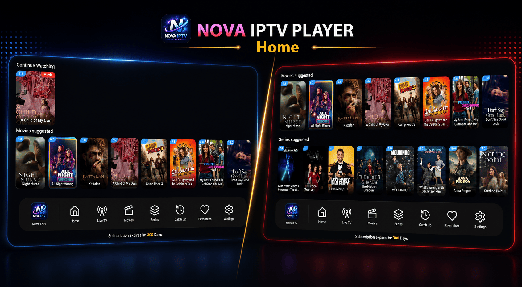 Nova IPTV Player | Flutter App With PHP Admin Panel